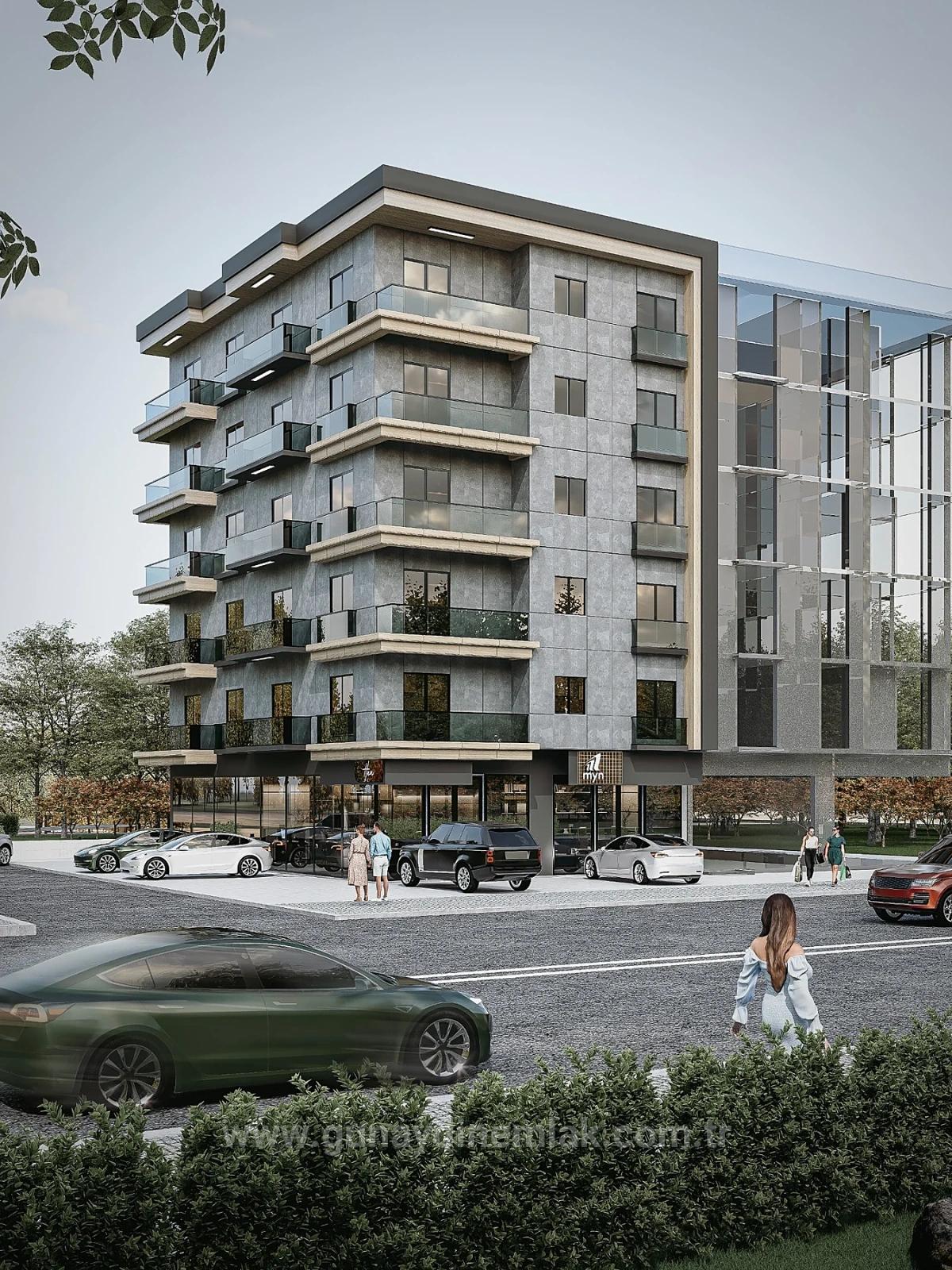 Luxuriöse 2+1 Wohnungen Zum Verkauf Aus Dem Projekt In Der Cumhuriyet Straße In Ortaca