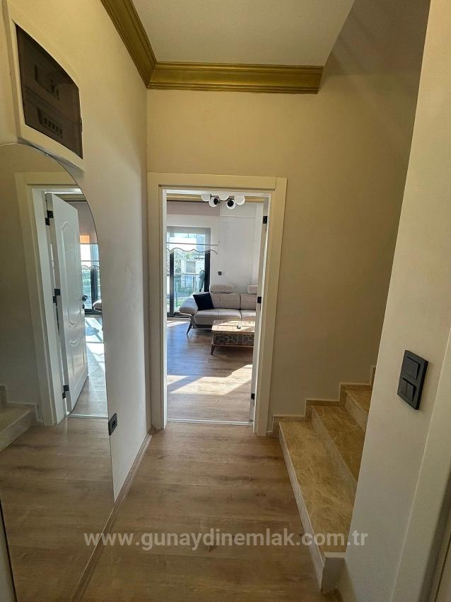 3+1 Maisonette-Villa Mit Garten Und Pool Im Viertel Ortaca Çaylı Zu Verkaufen, Komplett Möbliert.