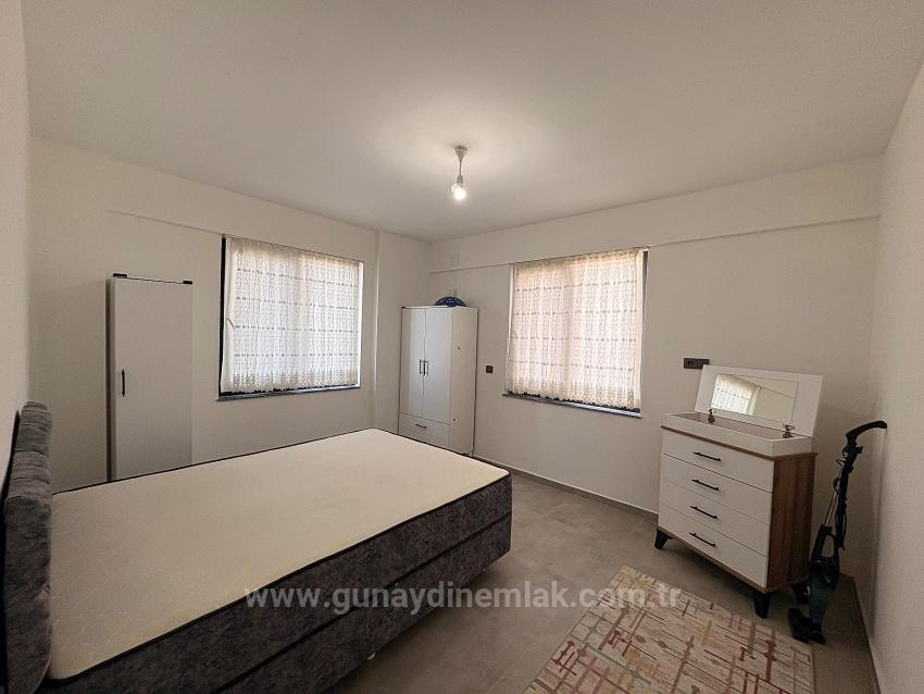 Voll Möbliertes 1+1-Apartment Zur Miete Im Stadtteil Ortaca Karaburun.