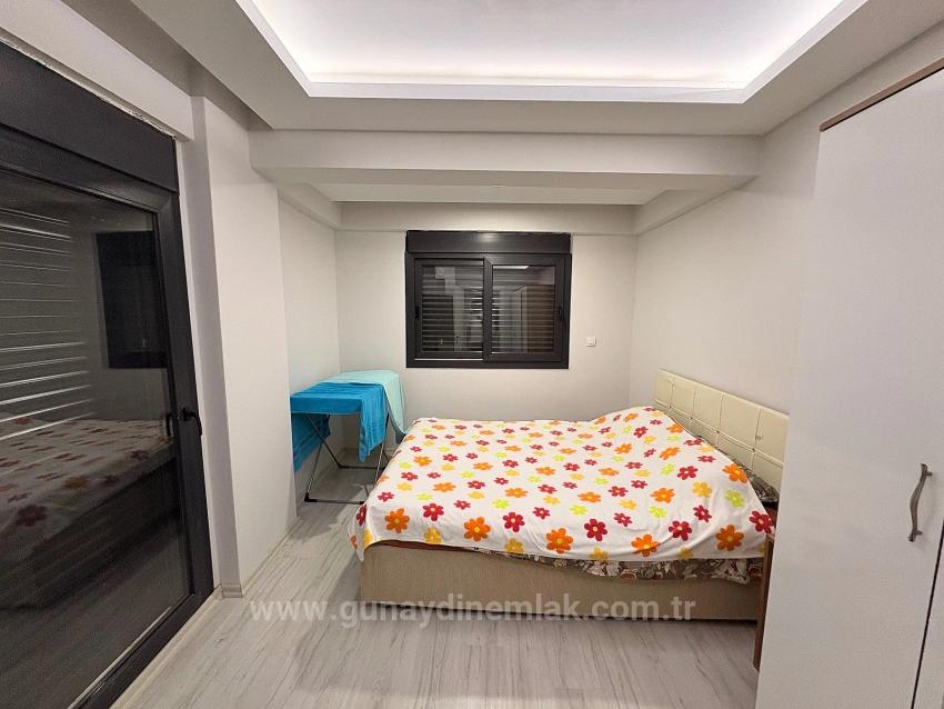 Vollständig Möbliertes 1+1-Apartment Zur Miete Im Stadtteil Ortaca Karaburun.