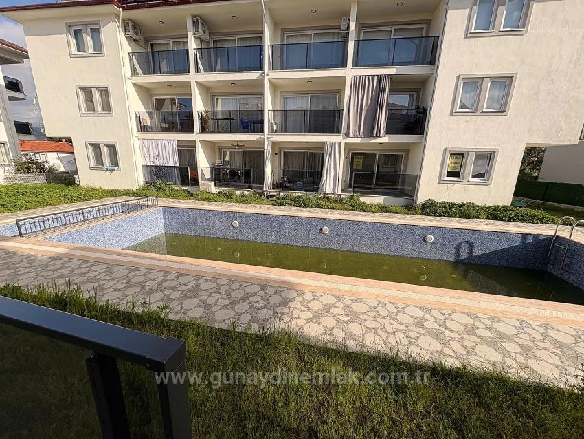 1+1-Apartment Mit Separatem Eingang Und Pool Im Stadtteil Karaburun.