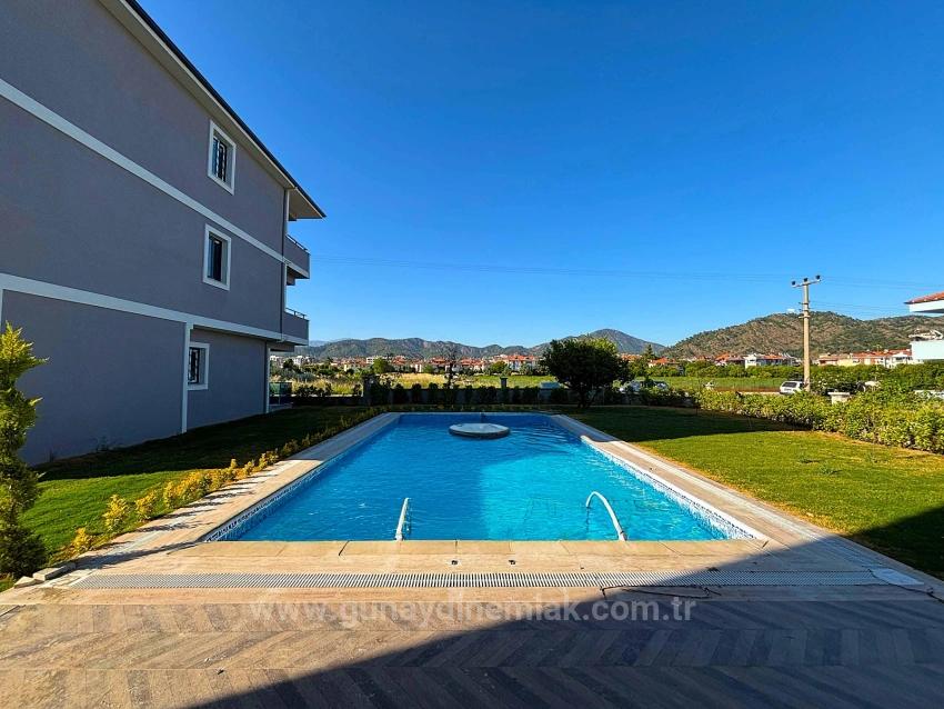 2+1 Luxuswohnung Mit Pool Zum Verkauf In Ortaca Arıkbaşı