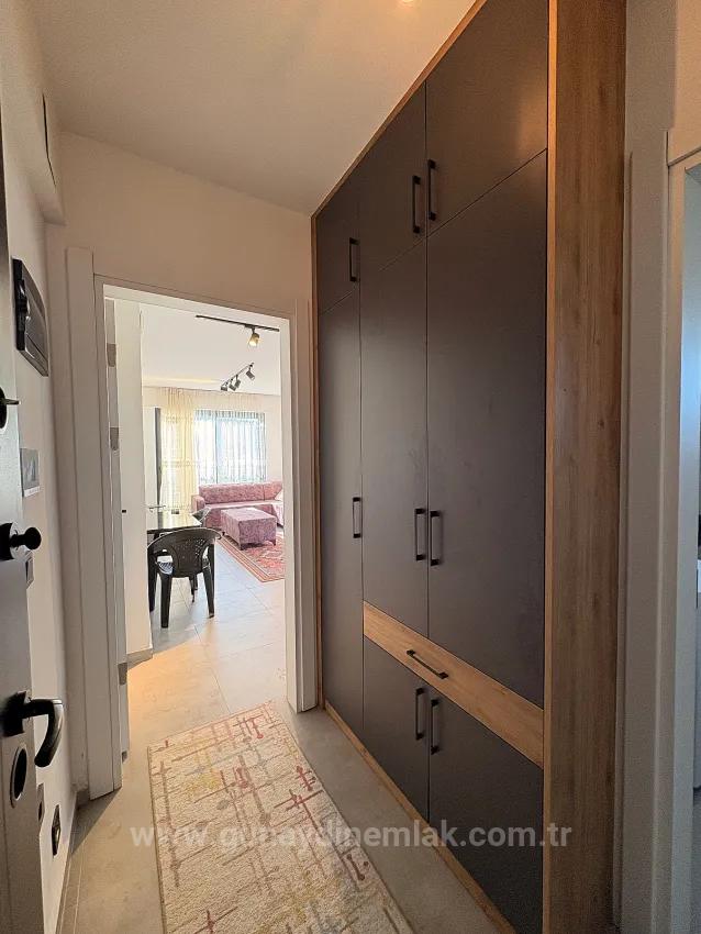Ortaca Karaburun In Möbliertes 1+1 Apartment Modern Zu Verkaufen