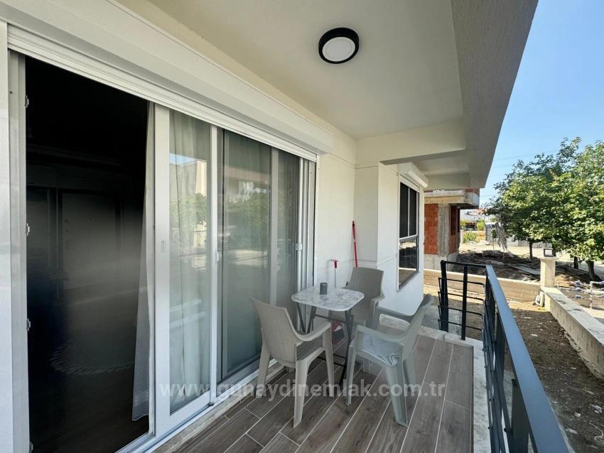 Große 1+1-Zimmer-Wohnung Mit Kleiderschrank Und Rollläden, Unmöbliert, Zu Vermieten In Ortaca Çaylı