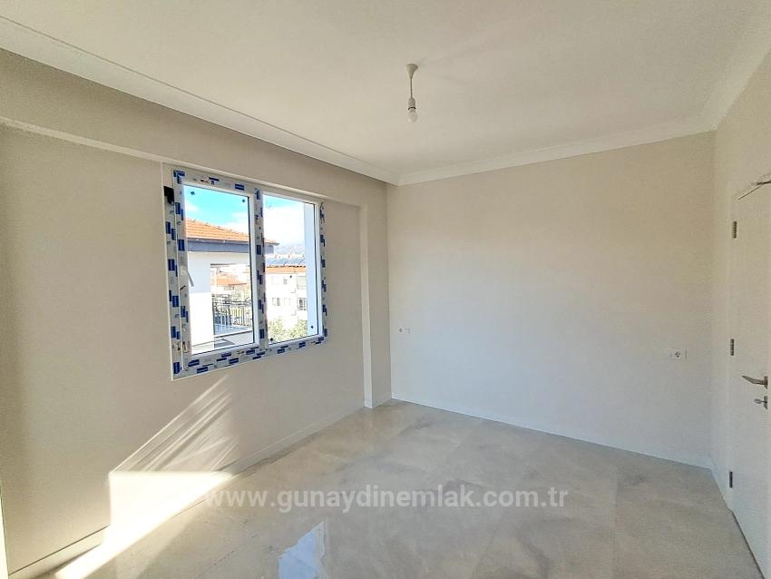 2+1 Brandneue Wohnung Mit Pool Zu Vermieten Im Stadtteil Bahçelievler, Ortaca, Muğla