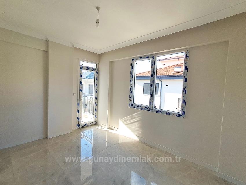 2+1 Brandneue Wohnung Mit Pool Zu Vermieten Im Stadtteil Bahçelievler, Ortaca, Muğla