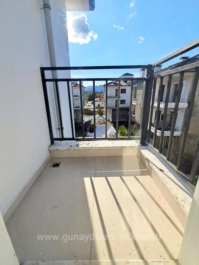 2+1 Brandneue Wohnung Mit Pool Zu Vermieten Im Stadtteil Bahçelievler, Ortaca, Muğla