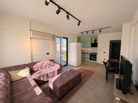 Voll Möbliertes 1+1-Apartment Zur Miete Im Stadtteil Ortaca Karaburun.