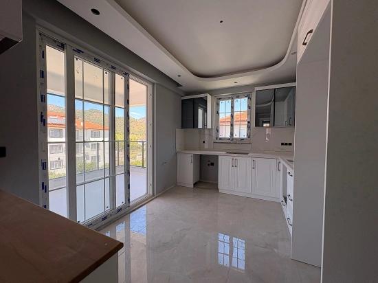 Ortaca Çaylı Nachbarschaft, Geschlossene Küche, 2+1 Brandneue Wohnung