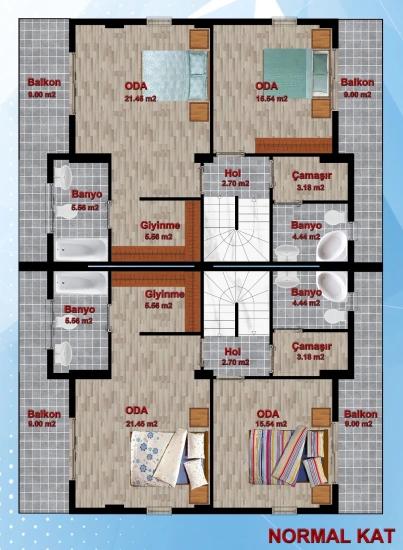 160 M² Luxuriöse 3+1-Villa Zum Verkauf In Ortaca Çaylı