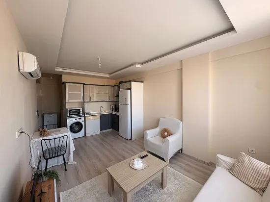 In Dalaman Altıntas möbliert 1+1 Mietwohnung, Service-strecke