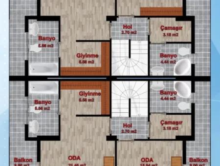 3 1 Luxus-Villa Zum Verkauf In Ortaca Çaylı