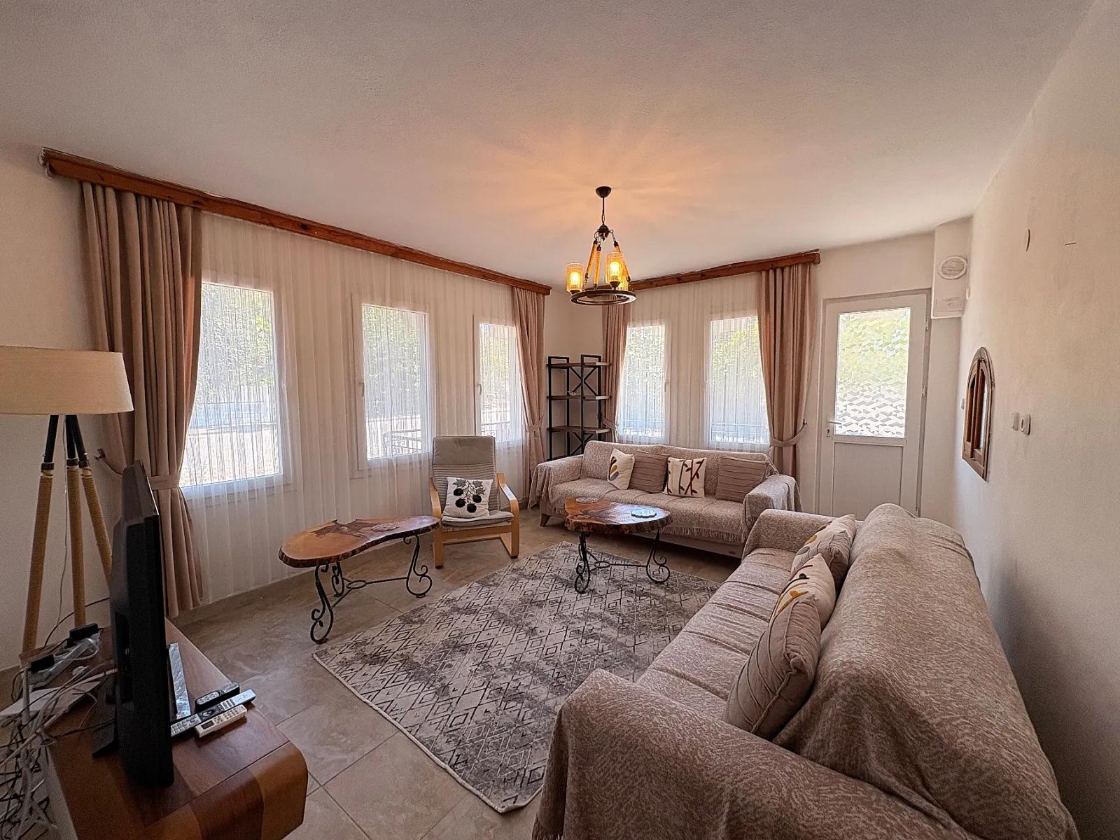In Dalyan Centre, Fully Furnished Rental 3+1 Flat | Annual Advance Rental