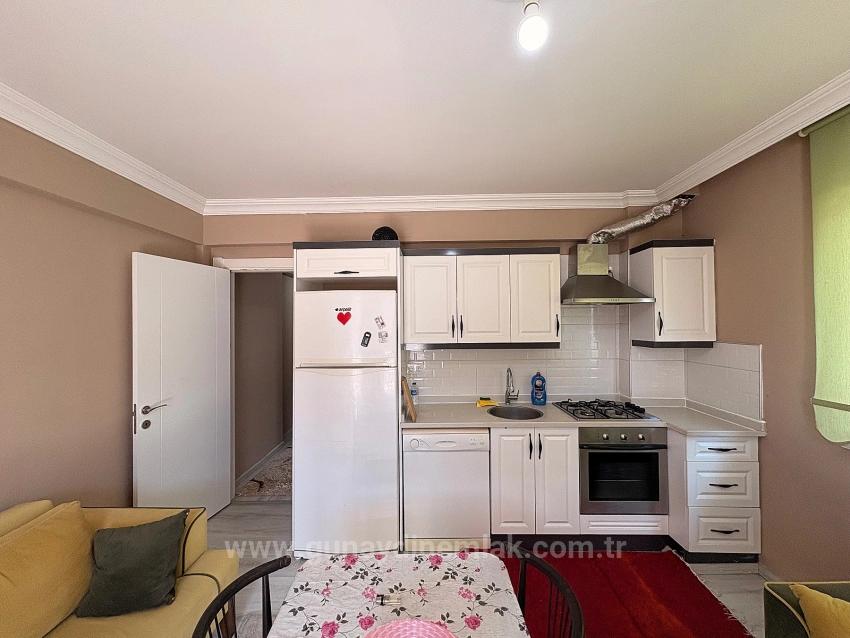 1+1 Fully Furnished Apartment For Rent In Cumhuriyet Neighborhood, Ortaca, Muğla.