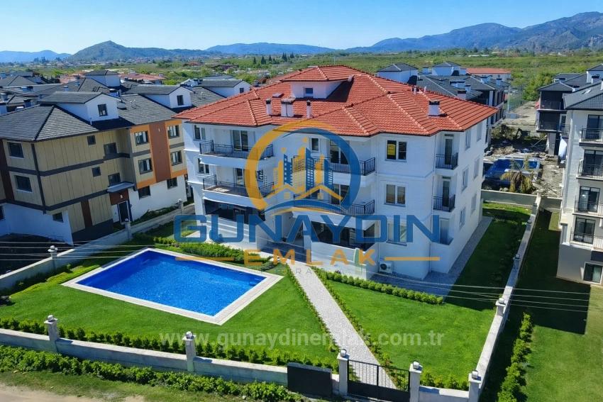 2+1 Apartment For Rent With Pool In Bahçelievler Neighborhood, Ortaca