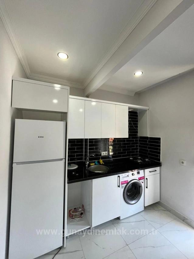 Furnished 1+0 Studio Apartment With Pool For Sale In Antalya Side