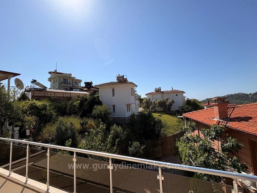 Fully Furnished 3+1 Duplex Detached Apartment For Rent In Ortaca Sarıgerme Neighborhood.