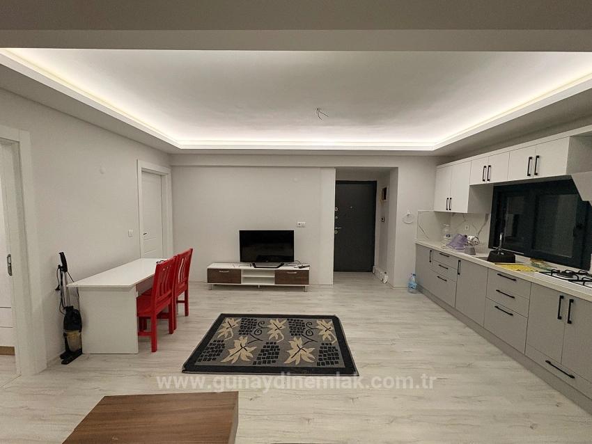 Fully Furnished 1+1 Apartment For Rent In Ortaca Karaburun Neighborhood.