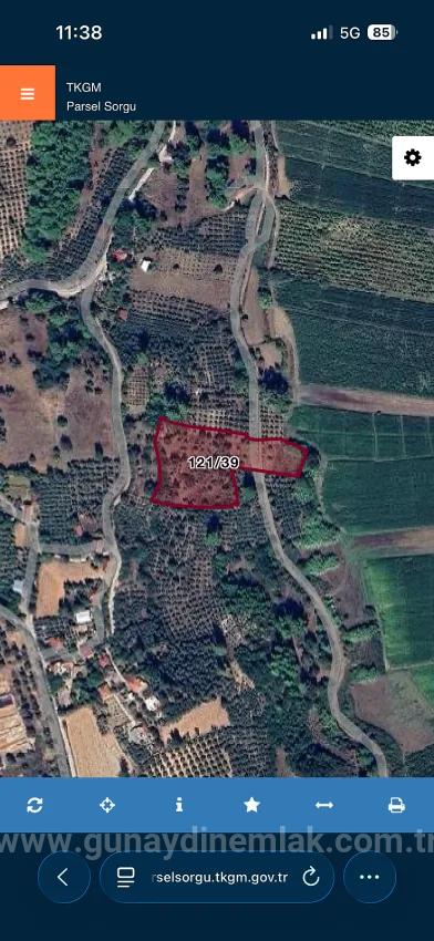 6,334 M2 Plot Of Land For Sale With A Single Title Deed In Demirler Neighborhood, Seydikemer.