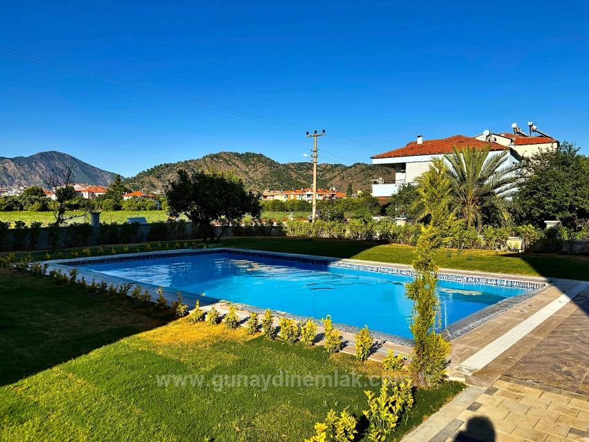 2+1 Luxury Apartment With Pool For Sale In Ortaca Arıkbaşı