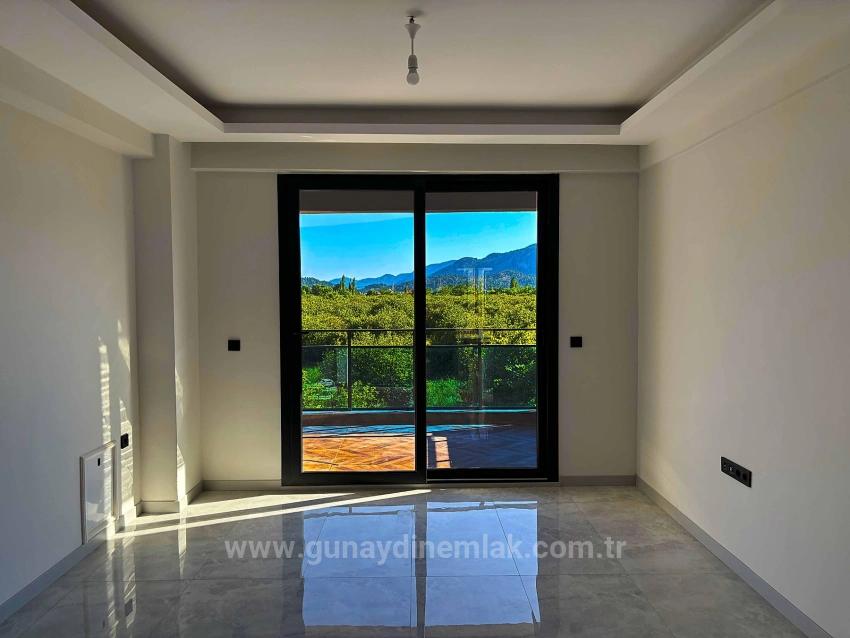 2+1 Luxury Apartment With Pool For Sale In Ortaca Arıkbaşı