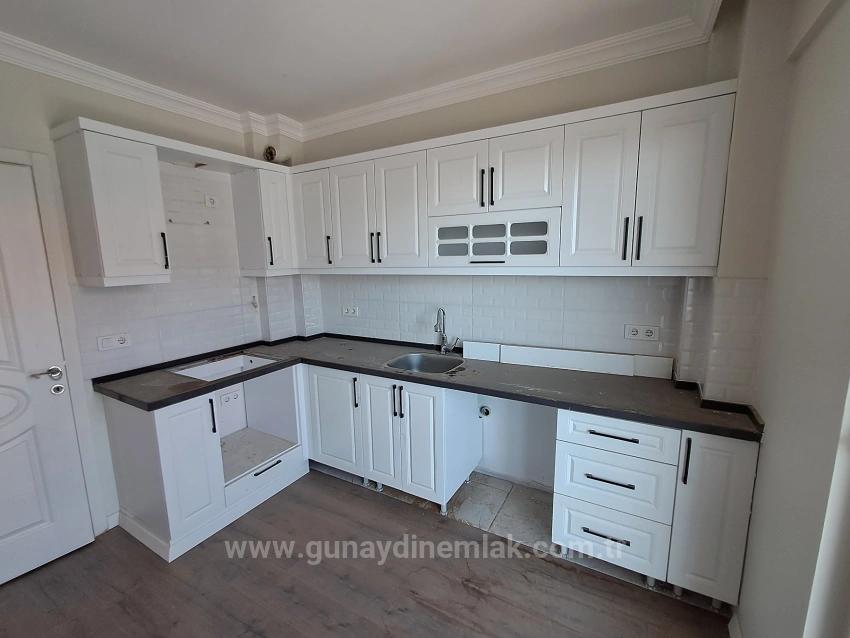 Closed Kitchen Brand New 3+1 Apartment For Sale In Ortaca Cumhuriyet