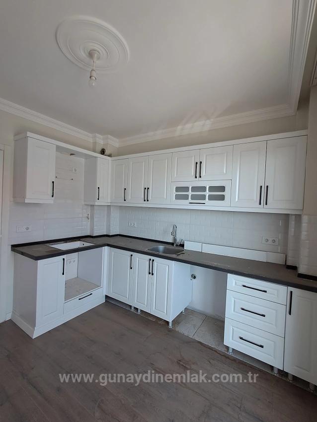 Closed Kitchen Brand New 3+1 Apartment For Sale In Ortaca Cumhuriyet