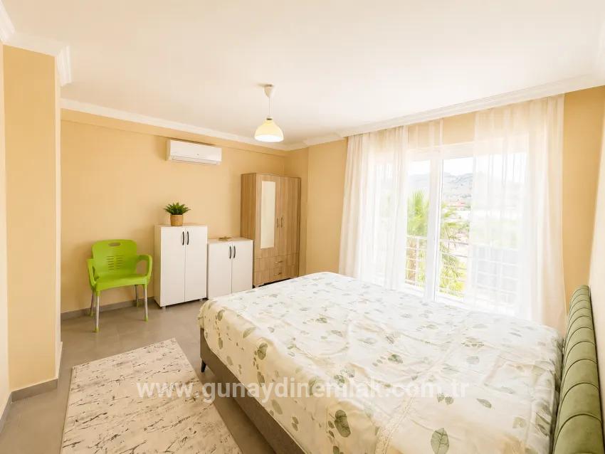 Ortaca Karaburun has fully furnished rental 1+1 flat