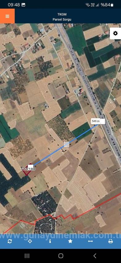 2,489 M² Single Title Deed Field For Sale In Denizli Acıpayam