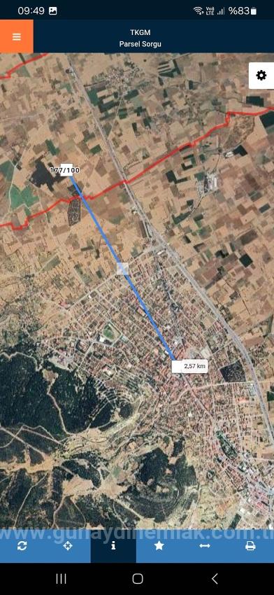 2,489 M² Single Title Deed Field For Sale In Denizli Acıpayam