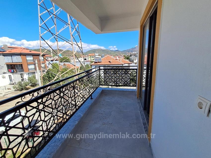 1+1 Brand New Apartment For Sale With Swimming Pool In Ortaca Karaburun