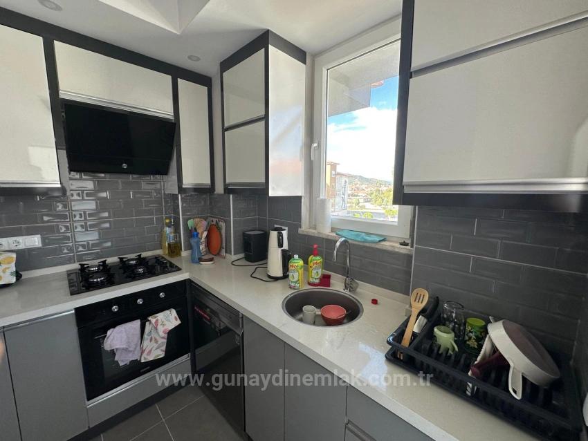 2+1 Apartment With En-Suite Bathroom And Pool For Sale In Ortaca Bahçelievler Neighborhood.