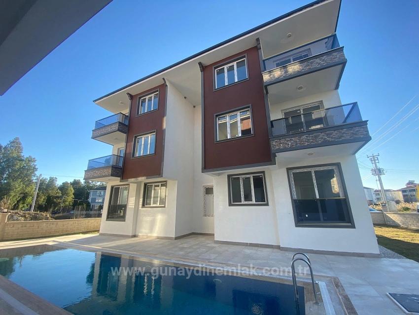1+1 Brand New Apartment In A Complex With A Swimming Pool In Dalaman Söğütlüyurt Neighborhood