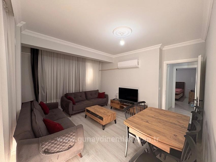 Brand New Furnished 3+1 Apartment With Pool For Sale In Karaburun Neighborhood, Ortaca, Muğla