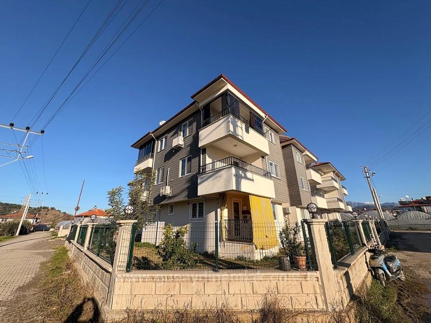 Brand New Furnished 3+1 Apartment With Pool For Sale In Karaburun Neighborhood, Ortaca, Muğla