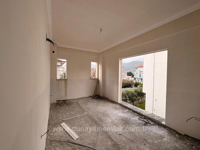 1+1 Apartment For Sale With Large Pool In Karaburun Neighborhood, Ortaca, Muğla