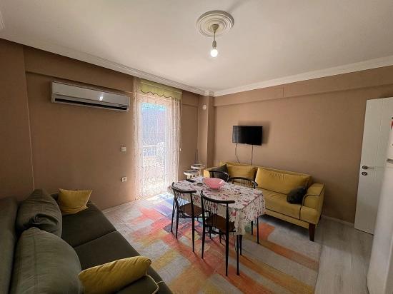 1+1 Fully Furnished Apartment For Rent In Cumhuriyet Neighborhood, Ortaca, Muğla.