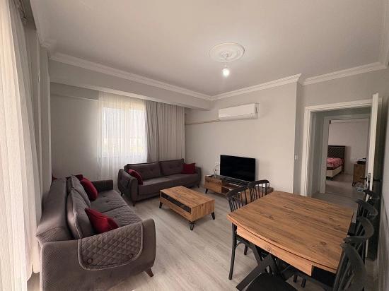3+1 Fully Furnished Apartment With Pool In Ortaca Karaburun Neighborhood.