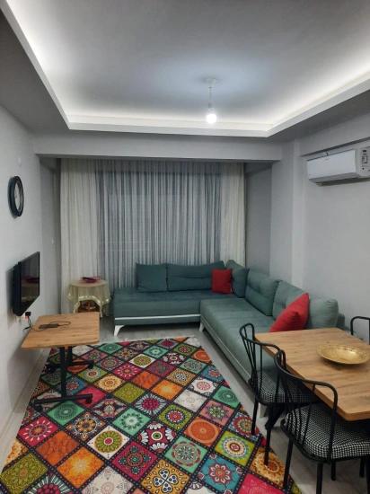 Fully Furnished 1+1 Apartment In Ortaca Karaburun Neighborhood.
