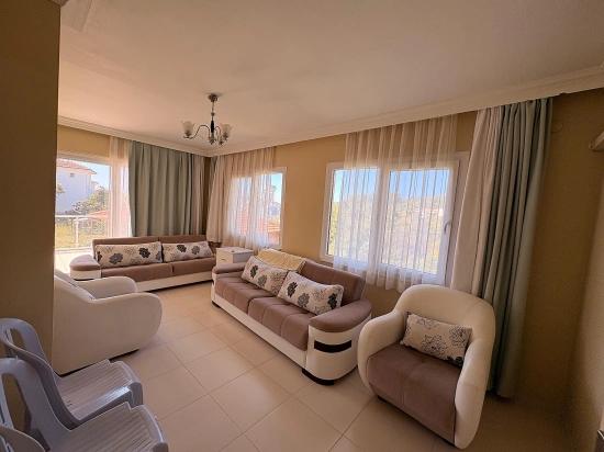 Fully Furnished 3+1 Duplex Detached Apartment For Rent In Ortaca Sarıgerme Neighborhood.