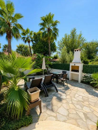 In the Centre of Dalyan, Furnished 3+1 Rental Villa with a Swimming Pool