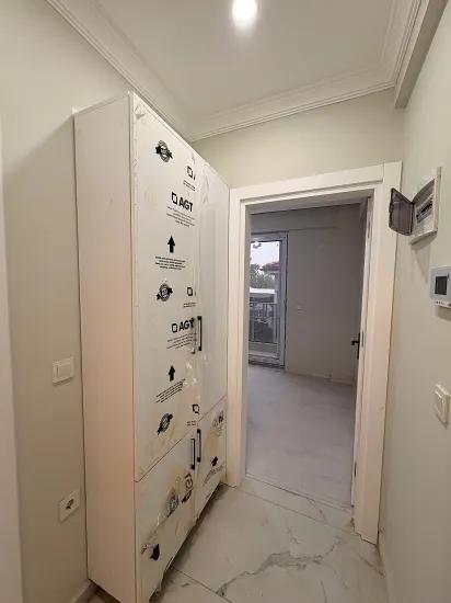 In Ortaca Cumhuriyet, brand new 1+1 apartment for sale, freehold, suitable for mortgage