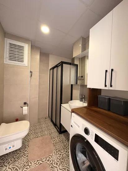 Apartment with pool 2+1 for sale In Ortaca Çaylı, title deed, mezzanine floor