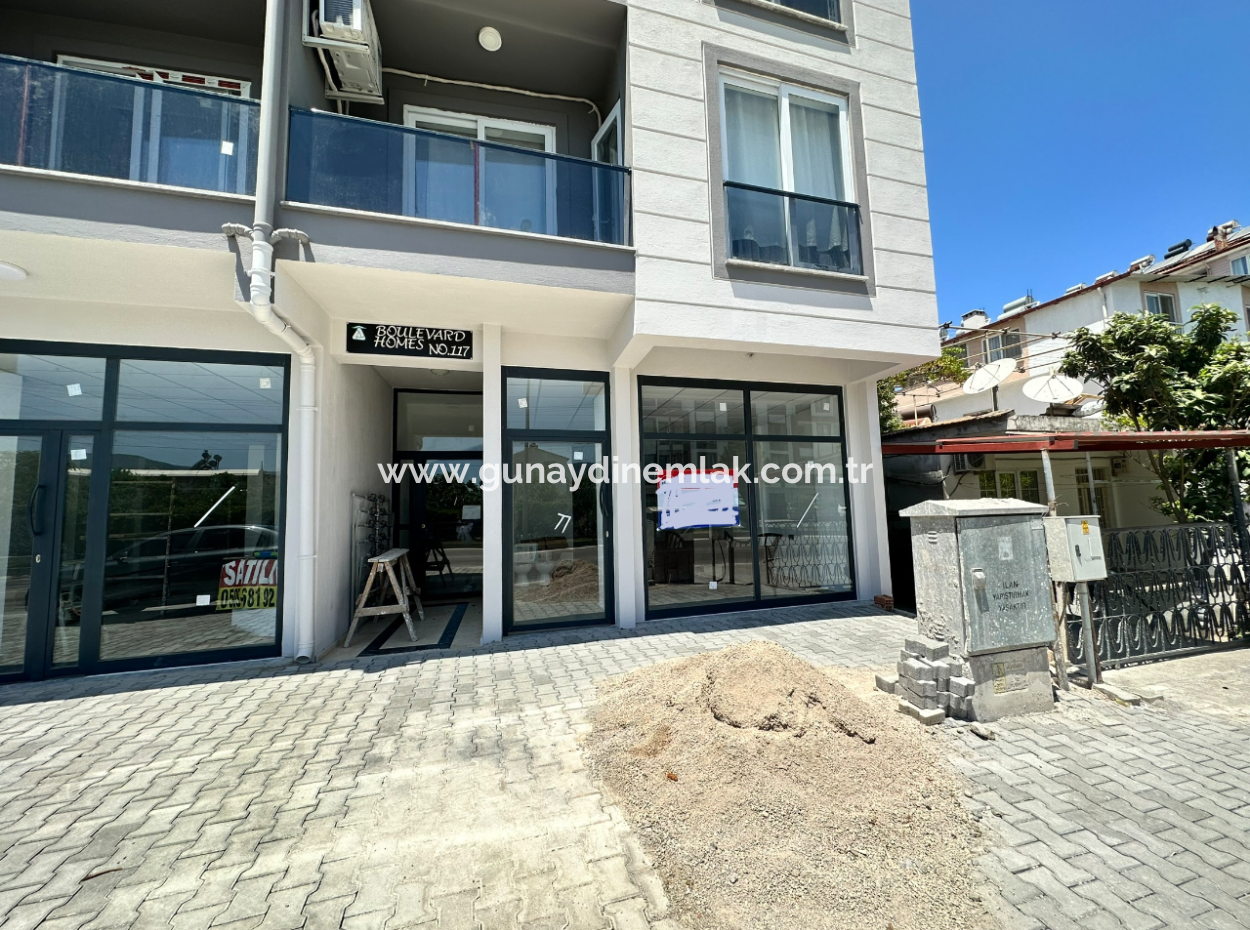 Shop For Rent In A Busy Place Of 80 M2 On The Street In Dalaman, Mugla.