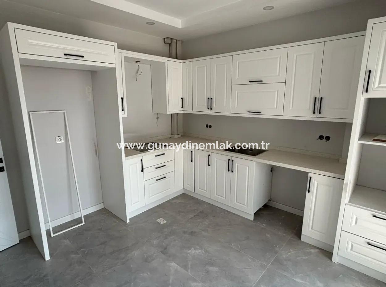 Luxury 2 1 Apartments For Sale In Muğla Ortacada Indoor Kitchen