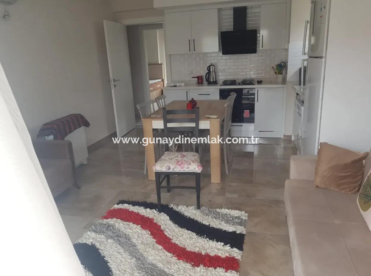 Furnished Apartment With Pool For Rent In Karaburun Neighborhood
