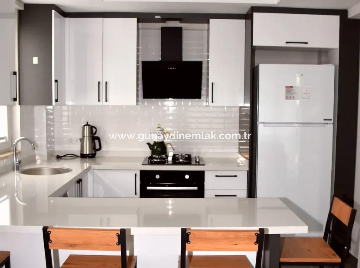 4 1 Furnished Villa For Sale With Detached Pool In Ortaca Karaburun.