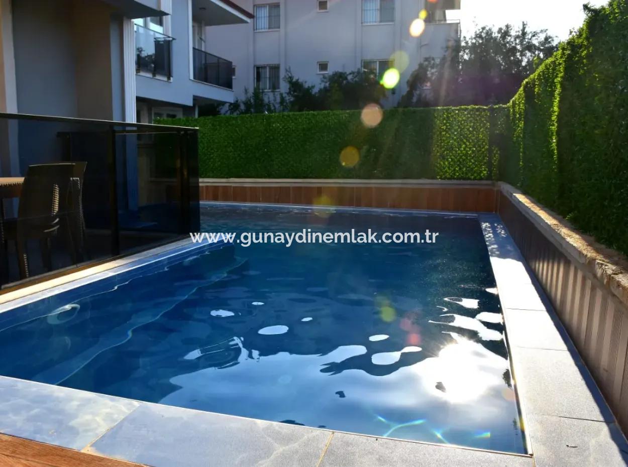4 1 Furnished Villa For Sale With Detached Pool In Ortaca Karaburun.