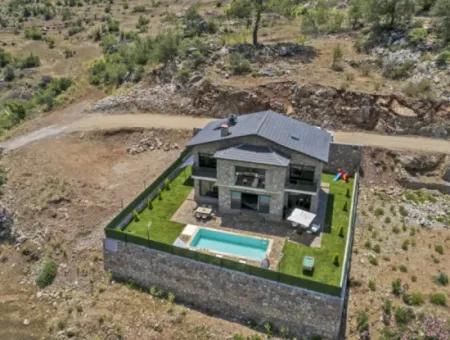 2 2 Stone Villa For Sale In Nature In Fethiye