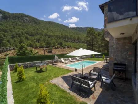 2 2 Stone Villa For Sale In Nature In Fethiye